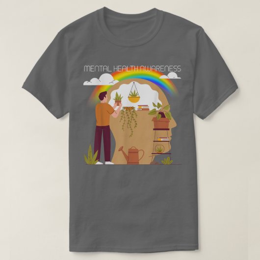 メンタルヘルスLgbtq4502 2006 Tシャツ (デザイン正面)