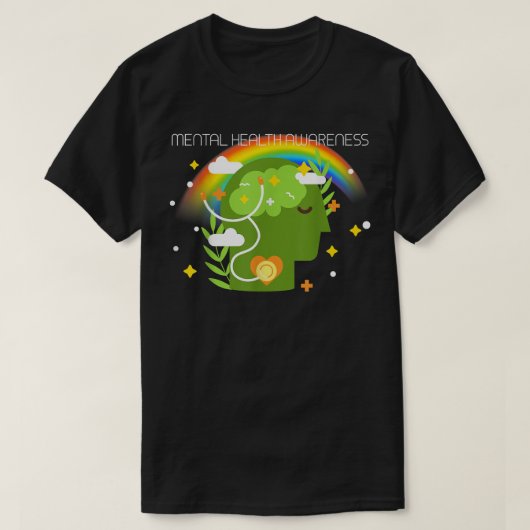 メンタルヘルスLgbtq 4487 1991 Tシャツ (デザイン正面)