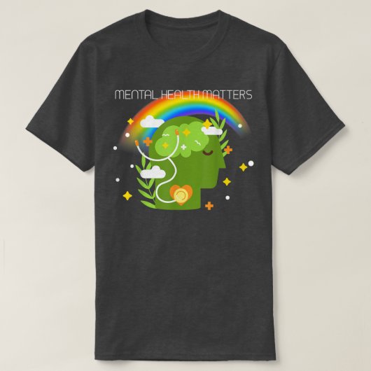 メンタルヘルスLgbtq 4523 2027 Tシャツ (デザイン正面)