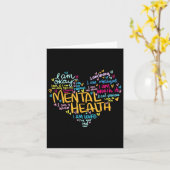 メンタルヘルスSメンタル認識度ギフト カード (黄色い花)