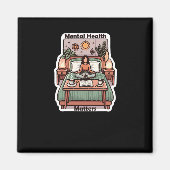 メンタルヘルスS -前向き肯定毎日のメディア マグネット (正面)