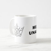 メンタル不在 コーヒーマグ コーヒーマグカップ (正面左)