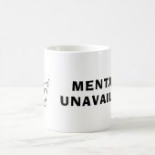 メンタル不在 コーヒーマグ コーヒーマグカップ (中央)