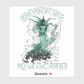 メンタル認識度がメンタルチェーンを壊す シール (シート)