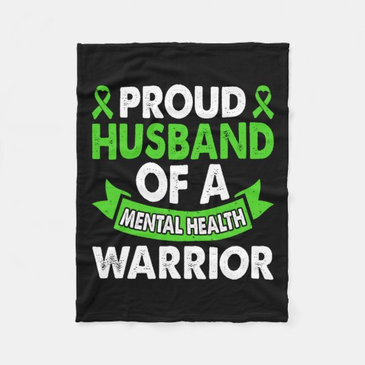 メンタル認識度の戦士メンタルの殻 フリースブランケット (正面)