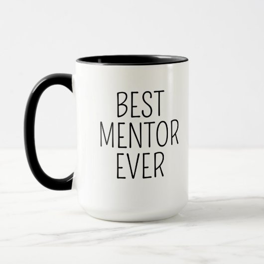 メンターの感謝メンター最高のに対してこれまで マグカップ (左)