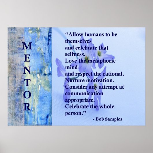 メンターやる気を起こさせるポスター ポスター (正面)