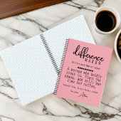 メンターカスタムとボスの感謝ギフトのためのジャーナル ノートブック