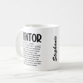 メンター コーヒーマグカップ (正面左)