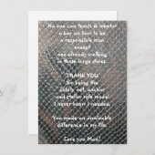 メンター 感謝 平面 グリーティング カード (正面/裏面)