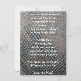 メンター 感謝 平面 グリーティング カード