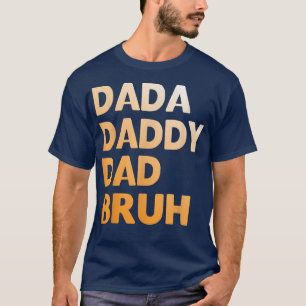 メンダダダディパパブルーおもしろいパパ Tシャツ