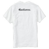 メンチカーノラブ名前をカスタムする Tシャツ