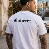 メンチカーノラブ名前をカスタムする Tシャツ