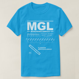 メンチュングラッドバッハ空港MGL Tシャツ