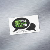 メンツのメンタルヘルス |メンズTALK HEAL認識度 マグネット名刺 (インサイチュ)