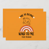 メンテおもしろいル正常性認識度HRサポート サンキューカード (正面/裏面)