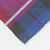 メンテイスピンクタータンチェックプレイドのクラングラハムグラハム フリースブランケット (角)