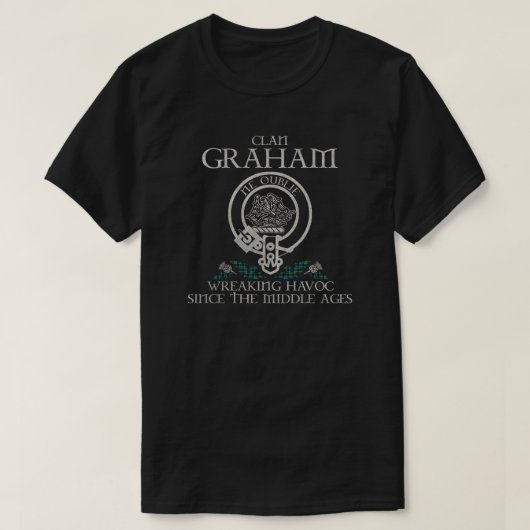 メンテイス氏のグラハムはスコットランドの姓タール Tシャツ (デザイン正面)