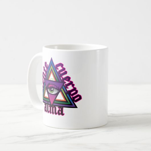 メンテキュエルポアルマコーヒーマグのスペインの精神性 コーヒーマグカップ (正面左)