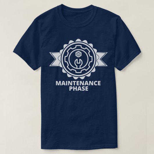 メンテナンスフェーズ3 Tシャツ (デザイン正面)