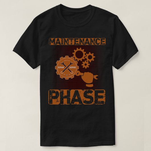 メンテナンスフェーズ3 Tシャツ (デザイン正面)
