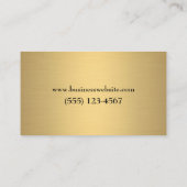 メンテナンス修理木材金ゴールドプロフェッショナル 名刺 (裏面)