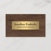 メンテナンス修理木材金ゴールドプロフェッショナル 名刺 (正面)