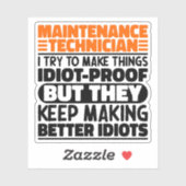 メンテナンス技術私は物事を作ろうとしているおもしろい シール (シート)