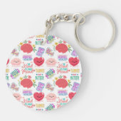 メンテパーソナライズされたィーやる気を起こさせるル キーホルダー (裏面)