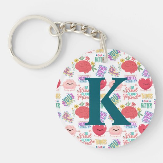 メンテパーソナライズされたィーやる気を起こさせるル キーホルダー (正面)