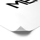 メンテ保ィーの健康に焦点を当てて落ち着く ポスター (角)