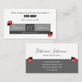 メンテ前向きィーのやる気を起こさせるコーチ 名刺 (正面/裏面)