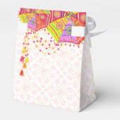 メンディかわいいインディアン花嫁感謝してい傘あなた フェイバーボックス (裏面サイド)