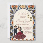 メンディとサンゲエインディアン結婚ズ 招待状 (正面)