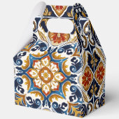 メンディとサンゲエインディアン結婚式の引き出物カスタム フェイバーボックス (裏面)