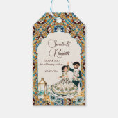 メンディとサンゲエインディアン結婚式の引き出物 ギフトタグ (正面)