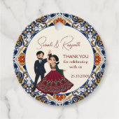 メンディとサンゲ結婚インディアン感謝していのお願い フェイバータグ (正面)