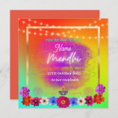 メンディの招待 招待状 (正面/裏面)