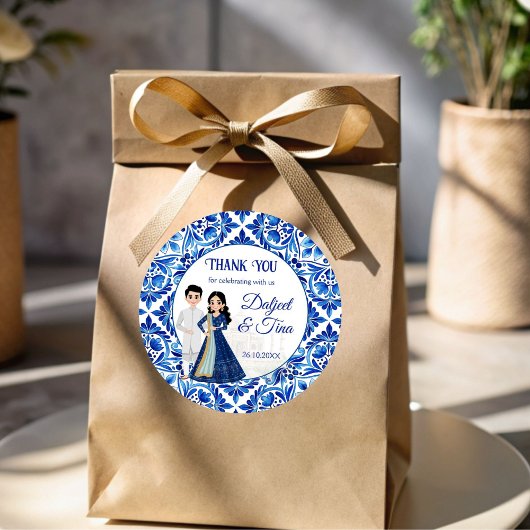 メンディサンゲインディアン結婚の可愛い好意 ラウンドシール