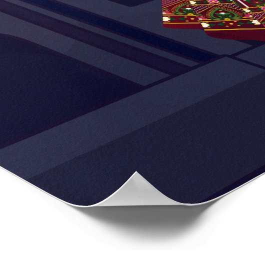 メンディサンゲエフェアリーのライト踊りカップル歓迎 ポスター (角)