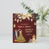 メンディサンゲエマルーン踊りカップル予算招待状 (スタンド正面)