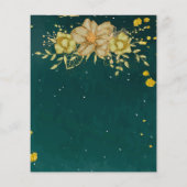 メンディサンゲットグリーンインディアンカップル予算招待状 (裏面)