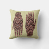 メンディハンドタトゥーアート クッション (裏面)