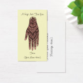 メンディハンドデザインパーソナライズされたギフトカードラベル (デスク)