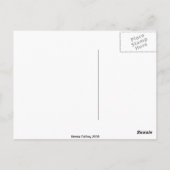 メンディパーティの招待状 ポストカード (裏面)