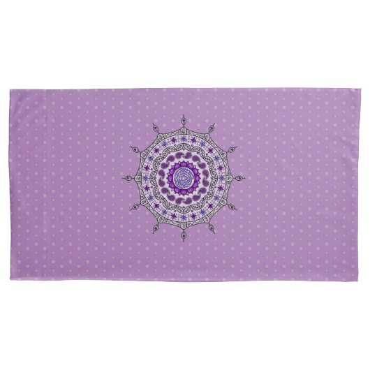 メンディファンタジーシルバーピローケース 枕カバー (正面)