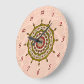 メンディファンタジー金ゴールドクロック ラージ壁時計 (傾斜)