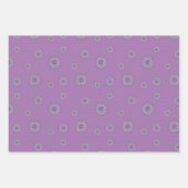 メンディファンタジー銀ラッピング紙セット ラッピングペーパーシート (正面)