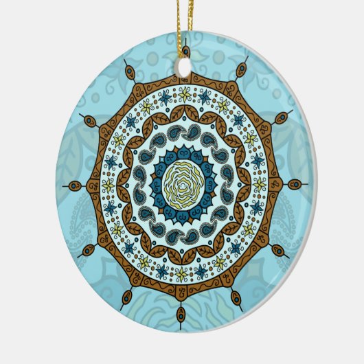 メンディファンタジー銅オーナメント セラミックオーナメント (左)